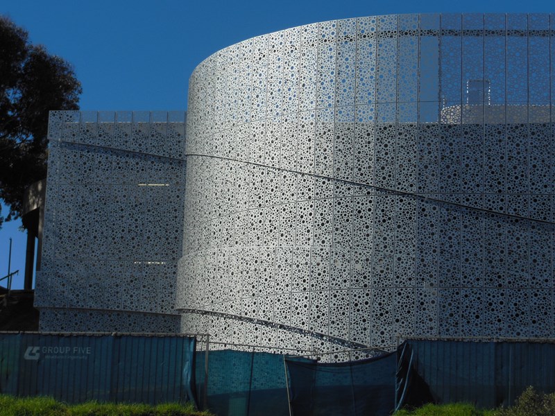 Parc du Cap perforated facade